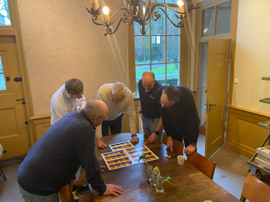 deelnemers bezig met he t rollenspel bij de cursus productiviteitsversneller